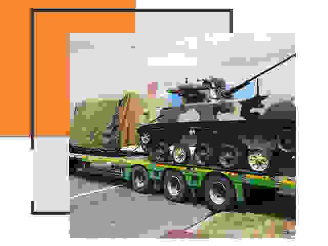 Перевозка военной техники в Елизово